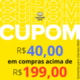 Cupom de R$ 40 em compras acima de R$ 199 no Mercado Livre – Exclusivo para clientes Meli+