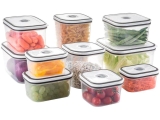 Jogo de Potes de Plástico Hermético Electrolux – com Tampa Quadrado 80000565 10 Peças