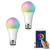 Lampadas Inteligente Wifi Led Smart Google Alexa Colorida 2un Branco