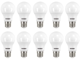 Kit Lâmpada de LED Bulbo Taschibra E27 Branca – 12W 6500K TKL 80 10 Unidades
