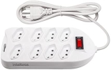 Protetor Eletronico Intelbras com 8 tomadas EPE 1008+ Branco