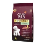 Ração GranPlus Gourmet para Cães Adultos de Porte Mini Sabor Peru 1kg