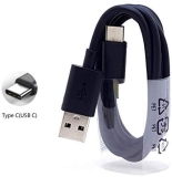 Cabo de Dados USB/USB-C Preto Original Motorola – 1 Metro – Embalagem Econômica