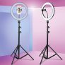 Kit Completo Ring Light Com Tripé Dimmer Youtuber Selfie Pro