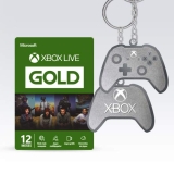 Microsoft Xbox Live Gold – 12 Meses + Chaveiro