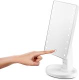 Espelho de Mesa com Led, 180º, Brilho Ajustável – Essenza