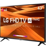 Smart TV LED 43″ Full HD LG 43LM 631 PRO 3 HDMI 2 USB Wi-Fi ThinQ Al Conversor Digital