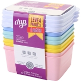 Conjunto de Potes Herméticos Quadrado 500ml Leve 4 Pague 3 – Dup