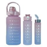 3 Garrafas De Água Motivacional Booglee