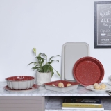 Conjunto de Assadeiras em Aço Carbono 5 Peças Color Cinza Claro – La Cuisine