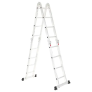 Escada Articulada de Alumínio 4X4 Multifuncional 16 Degraus 4,32 Metros de Altura – Garden Life