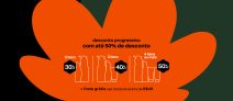 Desconto Progressivo com até 50% de desconto na Natura 2 itens = 30% 3 itens = 40% 4 ou mais itens = 50%