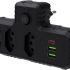 Carregador Super Turbo 30W Ultra Rápido Porta Dupla Tipo C e USB Com Carregamento Rápido + Cabo Tipo C Compatível Com Todos Os Dispositivos, Motorola, Samsung, IPhone 15/16, Xiaomi Premium (Branco)
