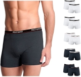 Kit Com 10 Cuecas Boxer Cotton Basic, Masculino, Polo Match