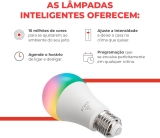 Steck, Lâmpada Inteligente 12W, RGBW Wi-Fi, Bivolt