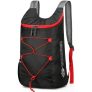 1 mochila dobrável multifuncional para uso externo – leve, impermeável, durável para caminhadas, passeios e viagens, Azul, tamanho único