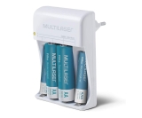 Carregador de Pilhas Multilaser AA/AAA + 2 Pilhas AA 2500Mah + 2 Pilhas AAA 1000Mah – CB045
