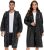 Poncho de chuva reutilizável de EVA para adultos, capa de chuva com capuz impermeável com mangas para homens e mulheres, leve e portátil, Preto, Tamanho Único