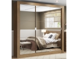 Guarda-roupa Casal 3 Portas Madesa – City 1056-3E com Espelho