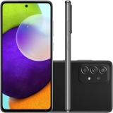 Smartphone Samsung Galaxy A52 128GB 6GB RAM 4G Dual Chip Câmera Quádrupla + Selfie 32MP 6.5” Preto