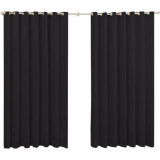 Cortina Roma 2,20×1,70 Quarto Sala Escritorio Preto