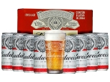 Kit Cerveja Budweiser American Standard Lager – 269ml Cada 8 Unidades com 1 Copo