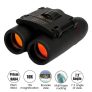 30×60 Mini binóculos 10x telescópio dobrável BAK4 Fácil toFocus 126M to1000M Para Tiro ao ar livre Viajando película vermelha Sightseeing Hunting