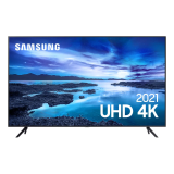 Samsung Smart TV 58″ UHD 4K 58AU7700, Processador Crystal 4K, Tela sem limites, Visual Livre de Cabos, Alexa built in, Controle Único