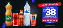 Cupom de R$ 38,00 em compras acima de R$ 80,00 na linha Coca-Cola no Carrefour