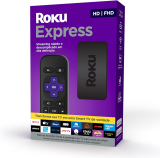 Roku Express – Streaming player Full HD, Transforma sua TV em Smart TV, Com controle remoto e cabo HDMI incluídos