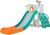 Freso Baby Playground Infantil 4×1 Mini Mundo Spring 1 Torre, Para Crianças de 1 a 4 anos, Compacto e Fácil Montagem, com Escorregador, Cesta de Basquete e Bola, Escalada, Luneta