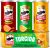 Salgadinho Batata Frita Pringles Tripack Especial Festa do Futebol