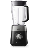 Philips Walita Preto Liquidificador Série 5000, 110v, Jarra Inquebrável, Copo de 3 L, 1.200W, Lâminas removíveis, 110v (RI2242/91)
