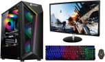PC GAMER AMD RYZEN 5 5600GT – PLACA MÃE A520M – RADEON VEGA 7 – MONITOR 21,5” – KIT GAMER RGB (MEMÓRIA 8GB 3200MHZ – SSD 240GB)