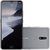 Smartphone Nokia 2.4 64GB 3GB RAM Tela de 6,5 Pol. Câmera Traseira 13MP + 2MP Cinza – NK015