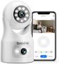 Basike Câmera de Segurança, Wi-Fi 360º, 1080p Full HD, Visão Panorâmica e Detecção Humana-4MP, Monitoramento Inteligente, Áudio Bidirecional, Ideal para Residências e Empresas