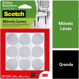 Feltro 3M Scotch Redondo Branco – Grande