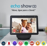 Echo Show 10: Smart Display HD de 10,1″ com movimento e Alexa – cor Preta
