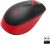 Mouse sem fio Logitech M190 com Design Ambidestro de Tamanho Padrão, Conexão USB e Pilha Inclusa – Vermelho