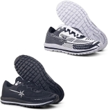 Kit 2 Pares Tênis Masculino e Feminino Esportivo Bonstar Ultra Leve