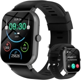 Bettdow SmartWatch, relogio smartwatch feminino com 1.83″ Ecrã tátil, à prova d’água IP67, Recebimento de Notificações, relogio masculino com 100+ Modos Esportivos Faz e Recebe Ligações (Preto)