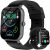 Bettdow SmartWatch, relogio smartwatch feminino com 1.83″ Ecrã tátil, à prova d’água IP67, Recebimento de Notificações, relogio masculino com 100+ Modos Esportivos Faz e Recebe Ligações (Preto)