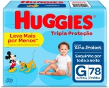 Fralda Huggies Tripla Proteção G – 78 Fraldas