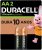Pilha Recarregável AA Pequena DURACELL com 2 unidades