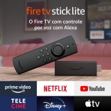 Fire TV Stick Lite com Controle Remoto Lite por Voz com Alexa | Streaming em Full HD | Modelo 2020