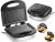 Sanduicheira Minigrill Gourmet 220V com 750W Chapa Dupla e com Revestimento Antiaderente Preta Multilaser – CE044