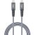 Cabo USB-C + USB-C I2GO 2m 3A Nylon Trançado Chumbo – I2GO PRO