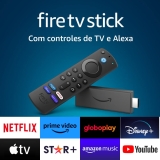 Fire TV Stick | Streaming em Full HD com Alexa | Com Controle Remoto por Voz com Alexa (inclui comandos de TV)