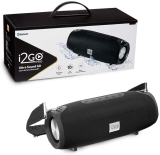 Caixa de Som Bluetooth Ultra Sound Go I2go 20W RMS Resistente à Água, Preto