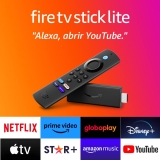 Fire TV Stick Lite | Streaming em Full HD com Alexa | Com Controle Remoto Lite por Voz com Alexa (sem controles de TV)